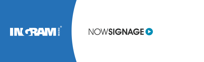 Ingram Micro launch Digital Signage CMS to Resellers in collaboration with NowSignage
